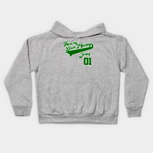 This is My Lawn Mowing Jersey Dad Shirt Kids Hoodie